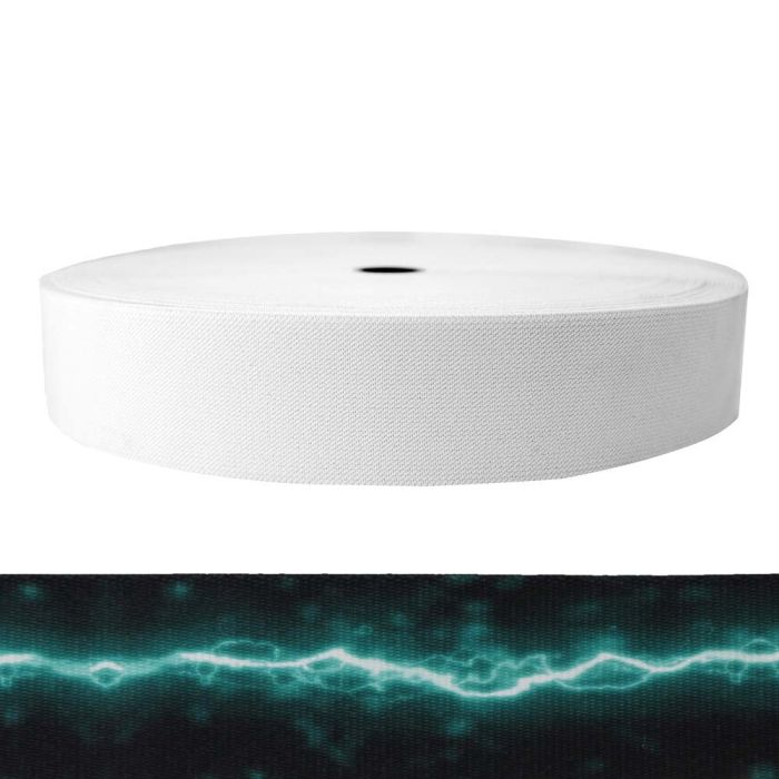 2 Inch Sublimated Elastic Lightning Splatter