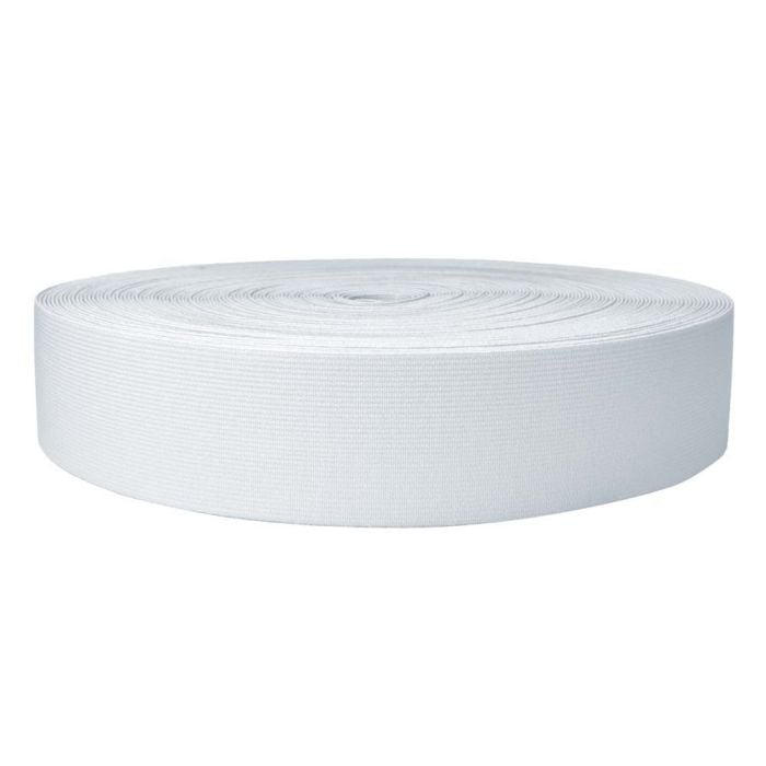 2 Inch Sublimated Elastic White
