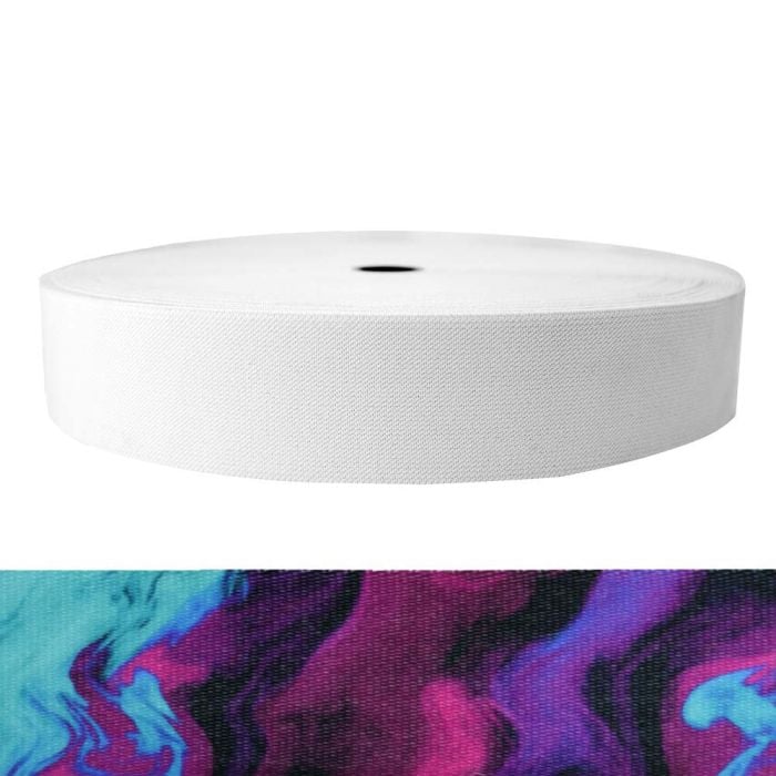 2 Inch Sublimated Elastic Wicked Purple