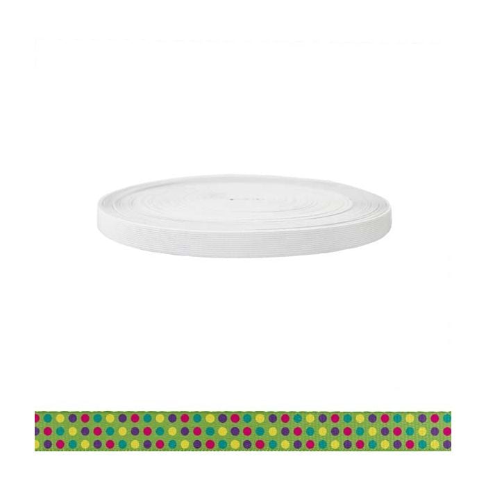 3/4 Inch Sublimated Elastic Candy Dots