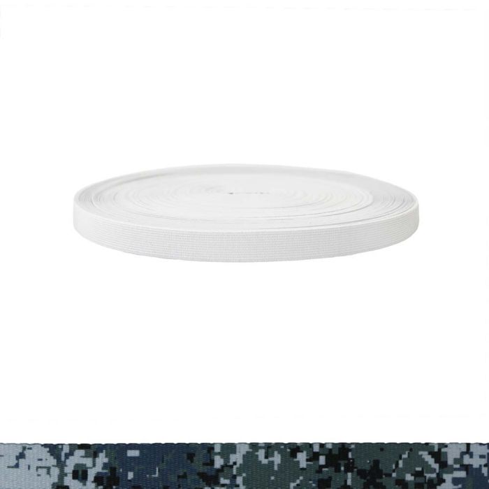 3/4 Inch Sublimated Elastic Camouflage Digital Blue