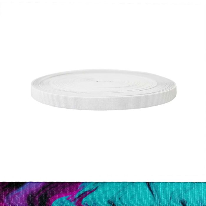 3/4 Inch Sublimated Elastic Wicked Purple