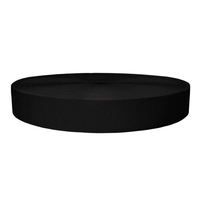 1-1/2 Inch Sublimated Elastic Black