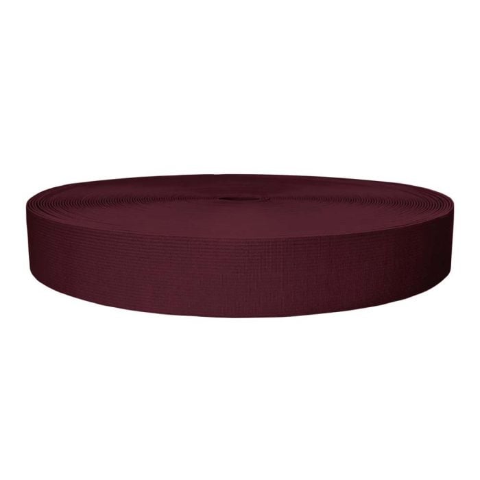 1-1/2 Inch Sublimated Elastic Burgundy
