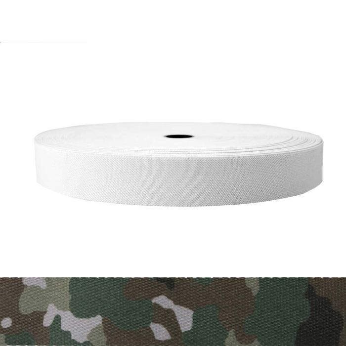 1-1/2 Inch Sublimated Elastic Camouflage Quadra
