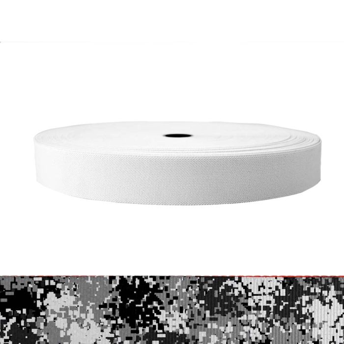 1-1/2 Inch Sublimated Elastic Camouflage Digital Winter