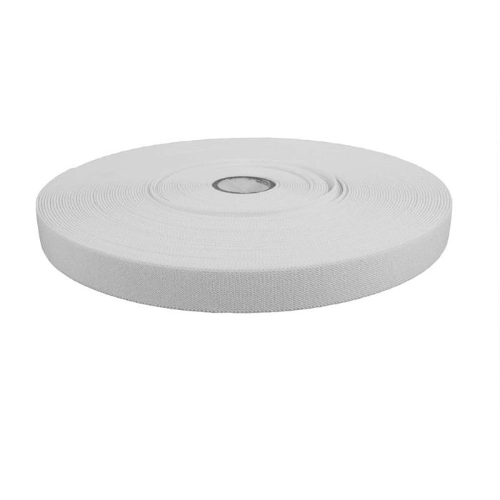 1 Inch Woven Elastic White