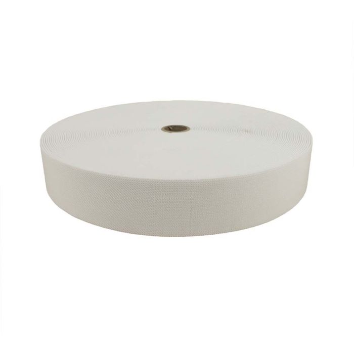 2 Inch Woven Elastic White