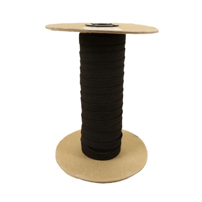 1/2 Inch Woven Elastic Black