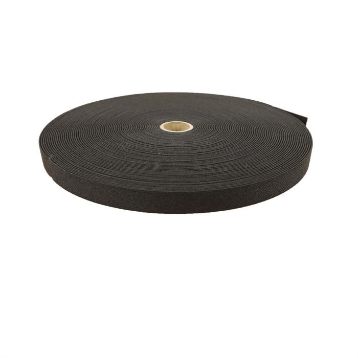 3/4 Inch Woven Elastic Black