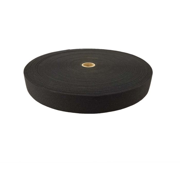 1-1/2 Inch Woven Elastic Black
