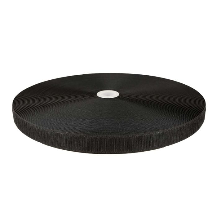 1 Inch Hook and Loop Black