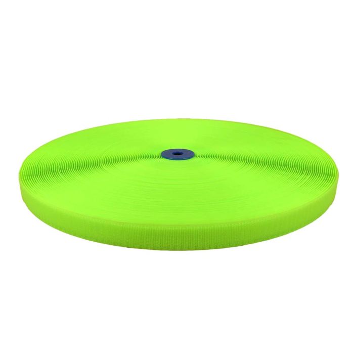 1 Inch Hook and Loop Hot Green