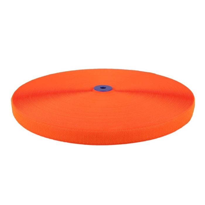 1 Inch Hook and Loop Hot Orange