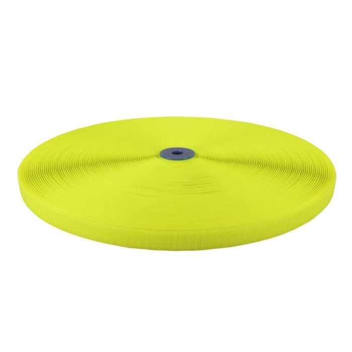 1 Inch Hook and Loop Hot Yellow