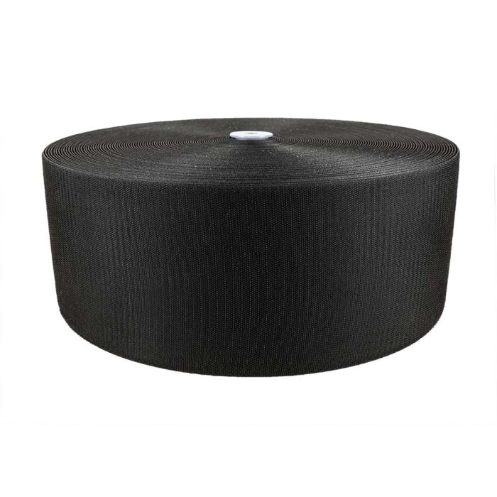 6 Inch Hook and Loop Black