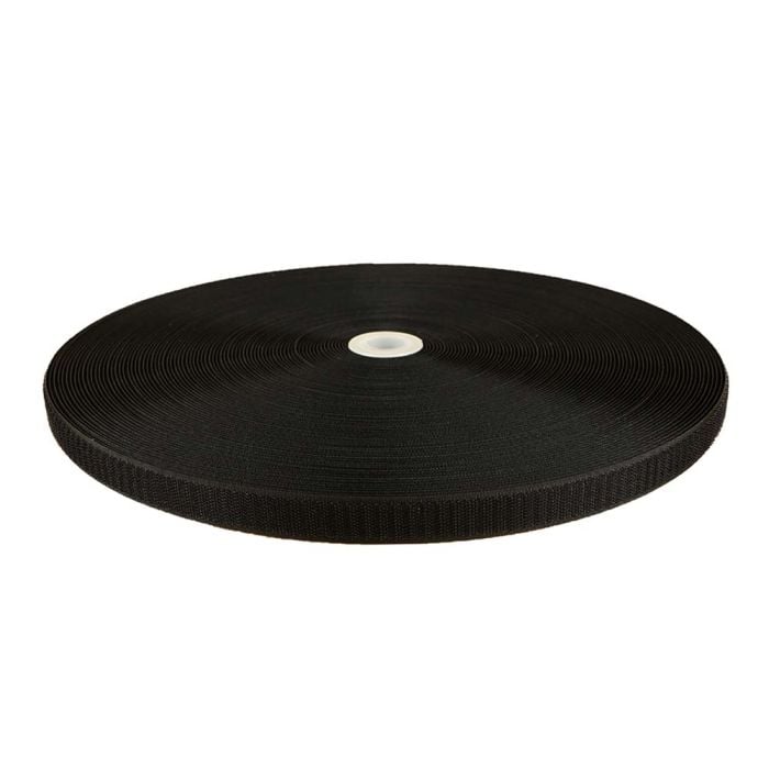 3/4 Inch Hook and Loop Black