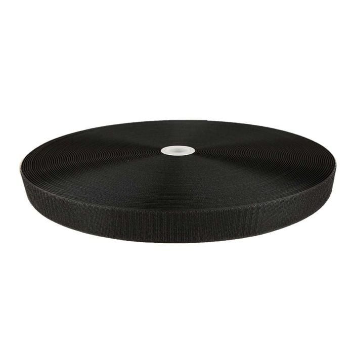 1-1/2 Inch Hook and Loop Black