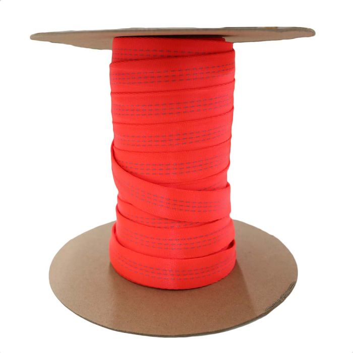 1 Inch Blue Water Tubular Hot Orange