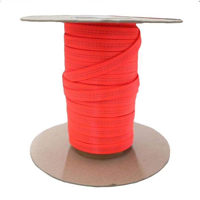 5/8 Inch Blue Water Tubular Hot Orange