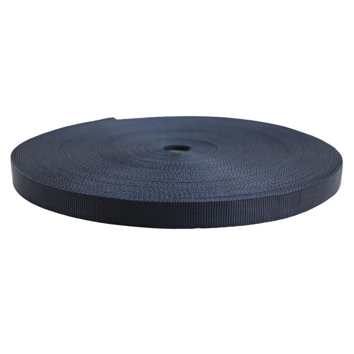 1 Inch Flat Nylon Dark Navy Blue