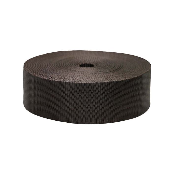 2 Inch Flat Nylon Brown