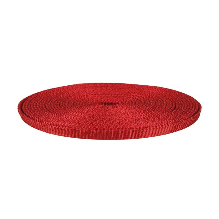 1/2 Inch Flat Nylon Light Red