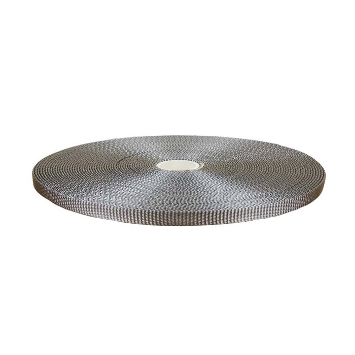 1/2 Inch Flat Nylon Silver Gray