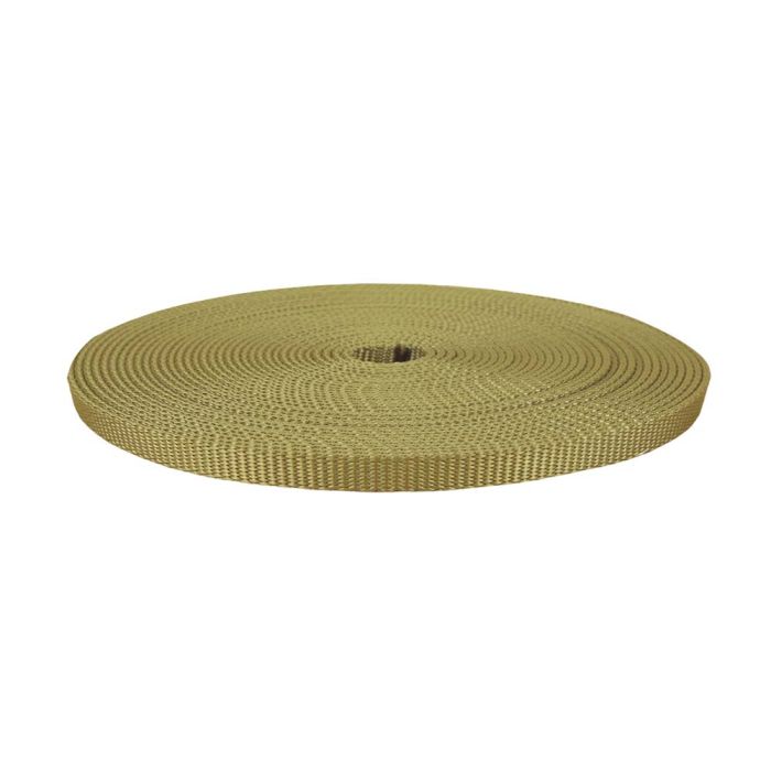 1/2 Inch Flat Nylon Tan