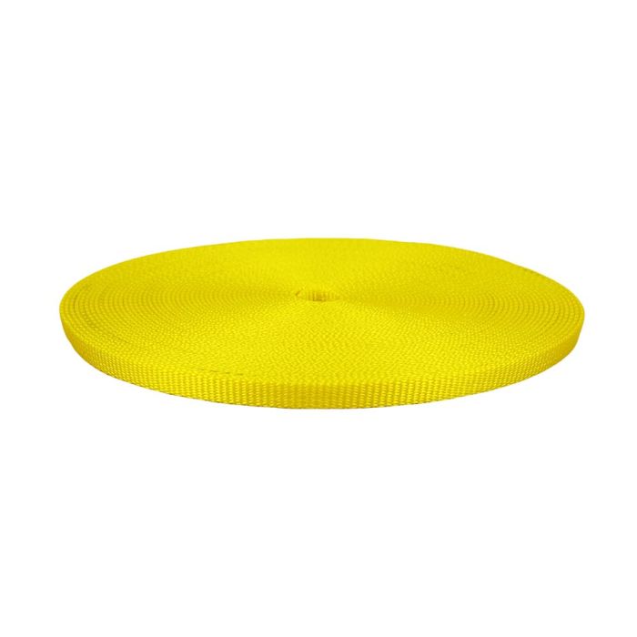 1/2 Inch Flat Nylon Yellow