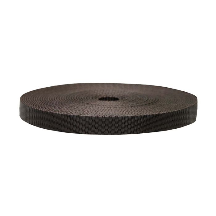 3/4 Inch Flat Nylon Brown