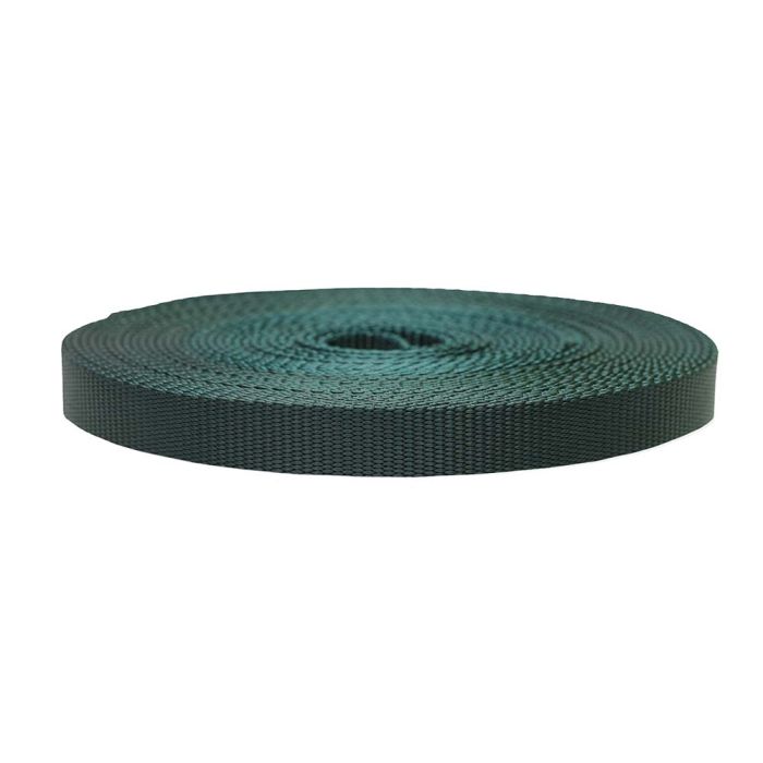 3/4 Inch Flat Nylon Forest Green