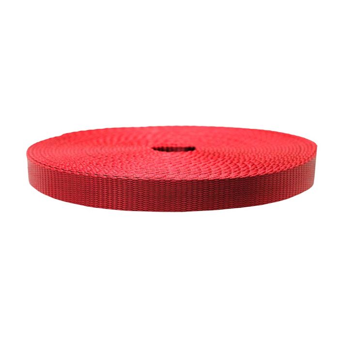 3/4 Inch Flat Nylon Light Red