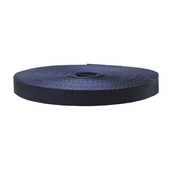 3/4 Inch Flat Nylon Navy Blue