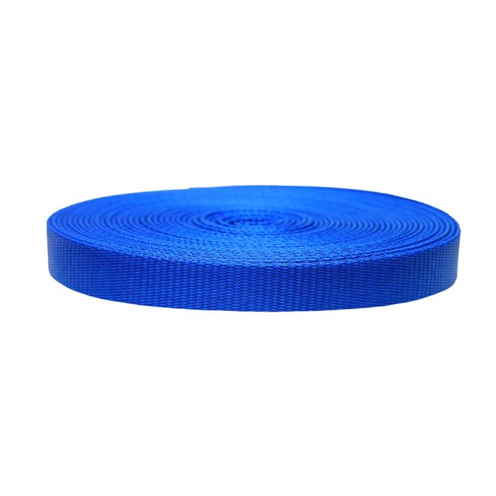 3/4 Inch Flat Nylon Pacific Blue
