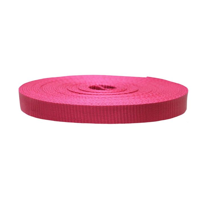 3/4 Inch Flat Nylon Raspberry
