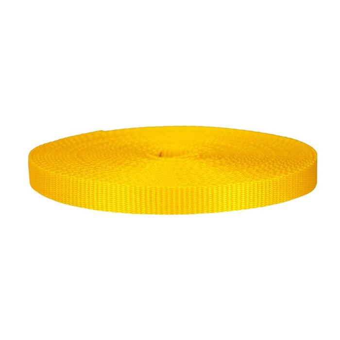 3/4 Inch Flat Nylon Yellow