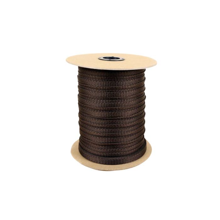 3/8 Inch Flat Nylon Brown