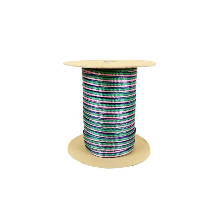 3/8 Inch Flat Nylon Double Stripe