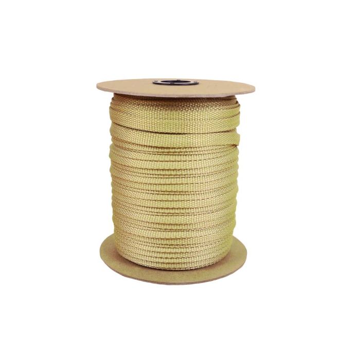 3/8 Inch Flat Nylon Khaki