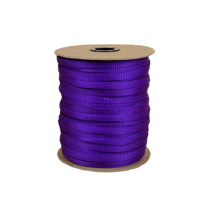 3/8 Inch Flat Nylon Purple