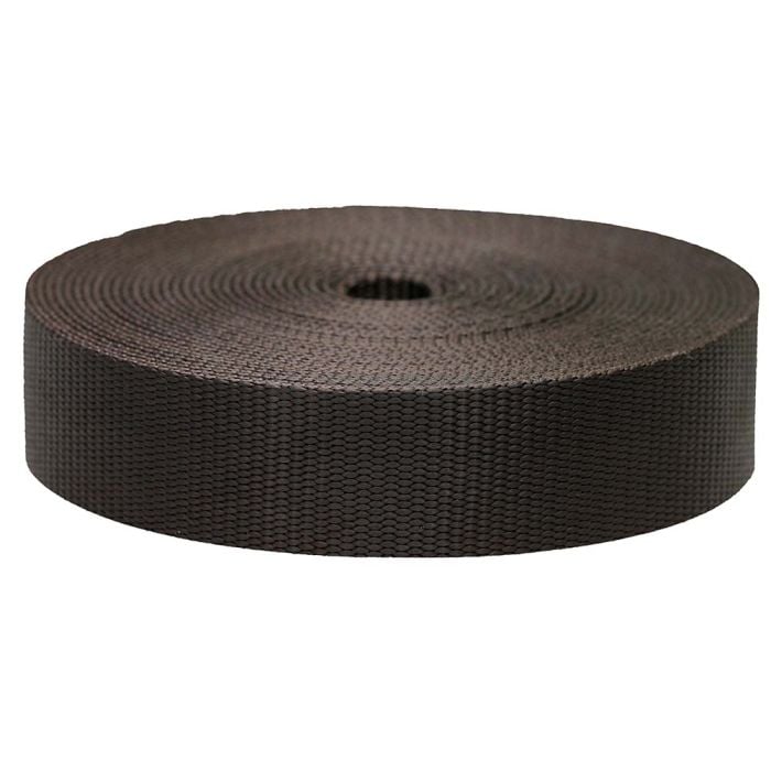 1-1/2 Inch Flat Nylon Brown