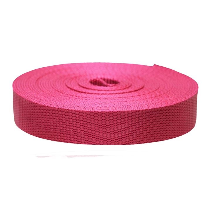1-1/2 Inch Flat Nylon Raspberry