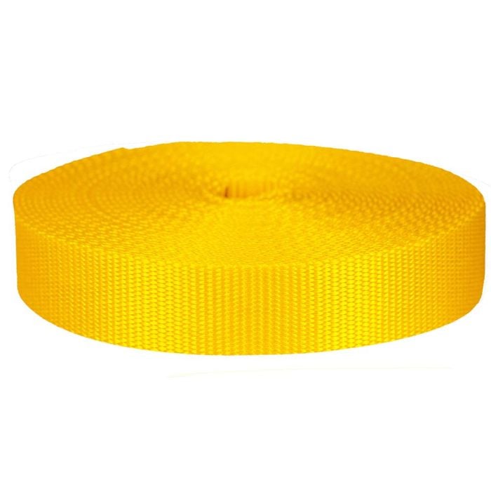 1-1/2 Inch Flat Nylon Yellow