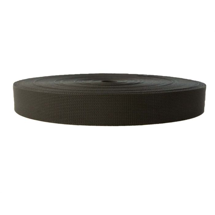 2 Inch Flat Nylon Scuba Black