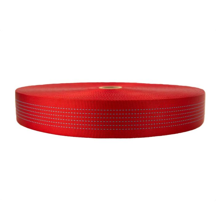 2 Inch Tubular Nylon Red