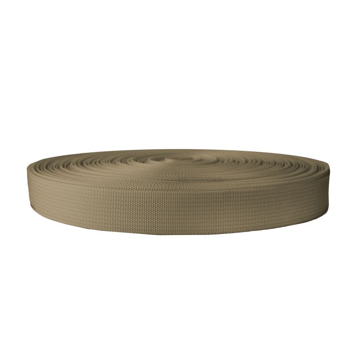 1 Inch Commercial Military Style 17337 Polyester Tan