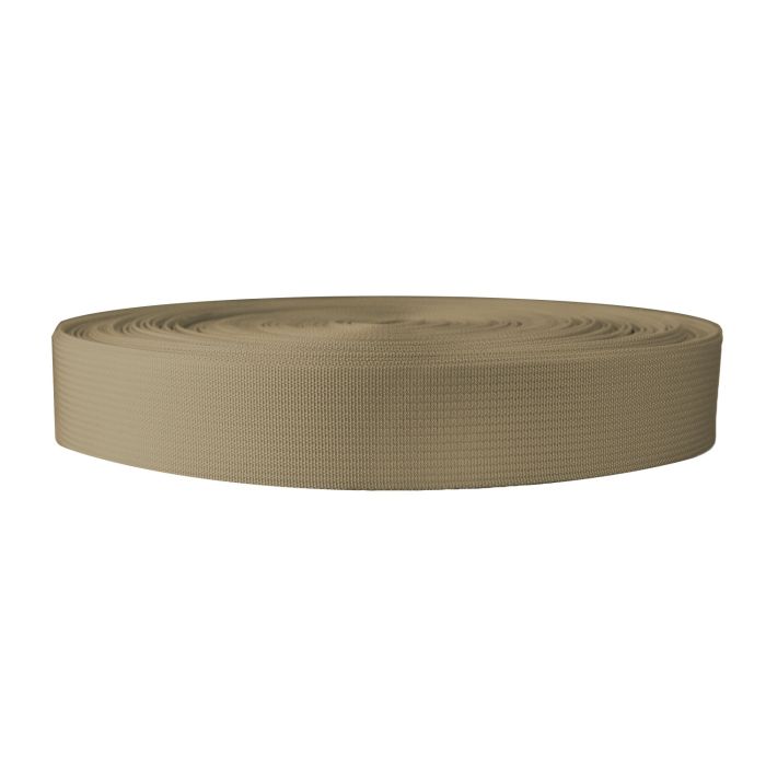 1-1/2 Inch Commercial Military Style 17337 Polyester Tan