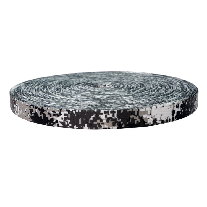 1 Inch Picture Quality Polyester Webbing Camouflage Digital Winter