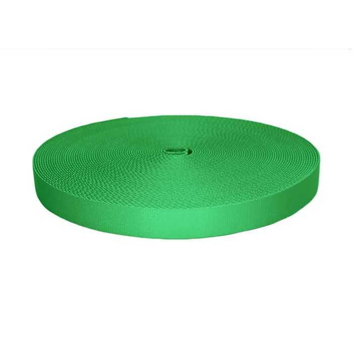 1 Inch Picture Quality Polyester Webbing Green